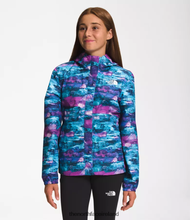 Clothing The North Face Kids Antora Rain Jacket Purple Cactus Flower TNF Multi Dye Print 4VP2RZ754