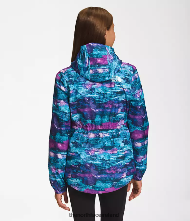 Clothing The North Face Kids Antora Rain Jacket Purple Cactus Flower TNF Multi Dye Print 4VP2RZ754