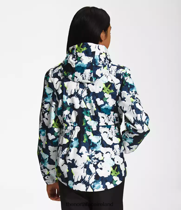 Clothing The North Face Kids Antora Rain Jacket Summit Navy Abstrct Print 4VP2RZ758
