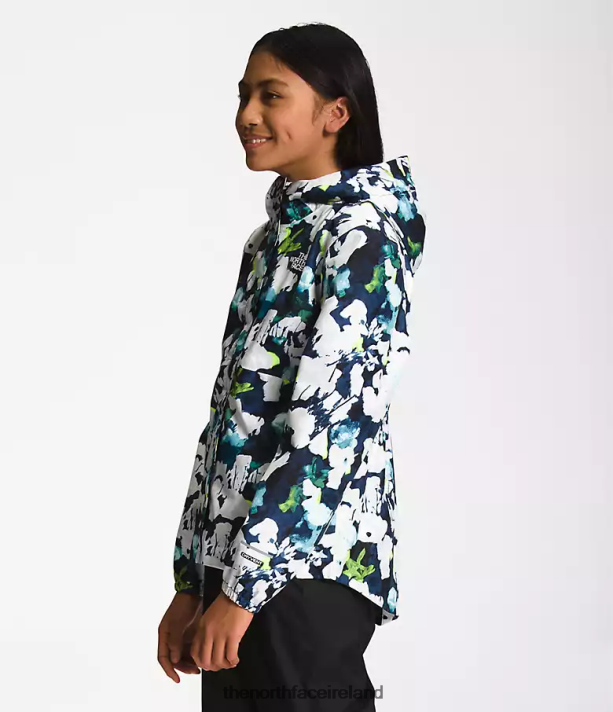 Clothing The North Face Kids Antora Rain Jacket Summit Navy Abstrct Print 4VP2RZ758