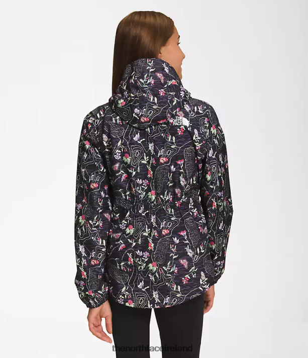 Clothing The North Face Kids Antora Rain Jacket TNF Black Iwd Print 4VP2RZ756