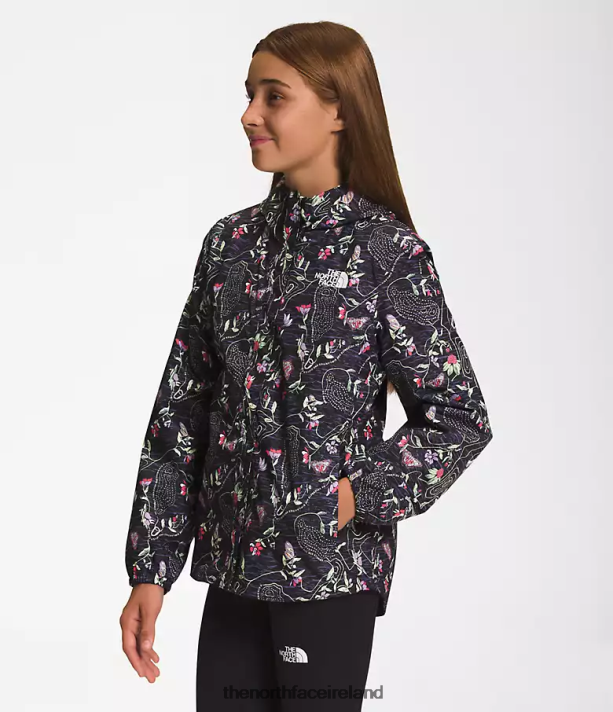 Clothing The North Face Kids Antora Rain Jacket TNF Black Iwd Print 4VP2RZ756