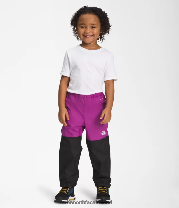 Clothing The North Face Kids Antora Rain Pants Purple Cactus Flower 4VP2RZ272