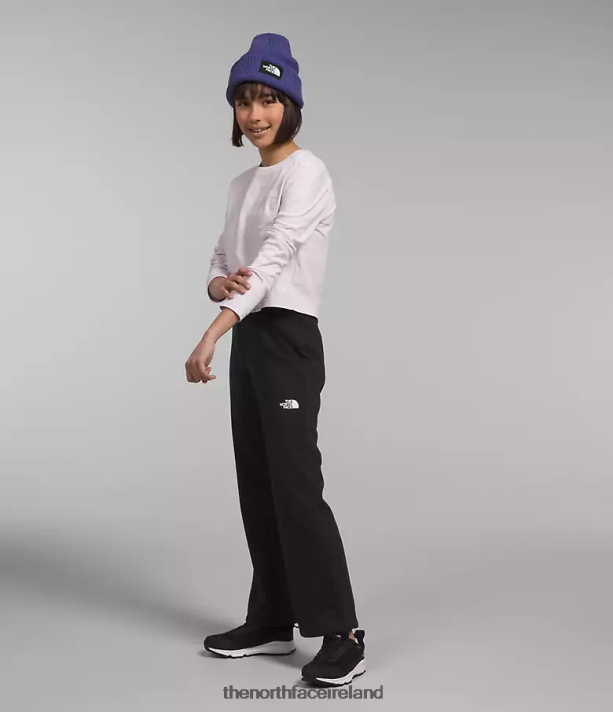 Clothing The North Face Kids Cozy Dream Fleece Wide Leg Pants TNF Black Heather 4VP2RZ268