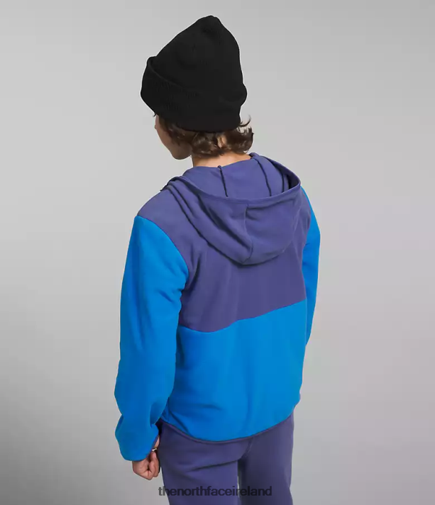 Clothing The North Face Kids Glacier Full-Zip Hooded Jacket Optic Blue 4VP2RZ521