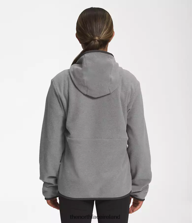 Clothing The North Face Kids Glacier Full-Zip Hooded Jacket TNF Medium Grey Heather 4VP2RZ519