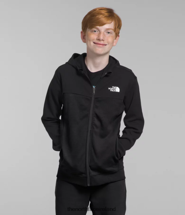 Clothing The North Face Kids TNF Tech Full-Zip Hoodie TNF Black 4VP2RZ525