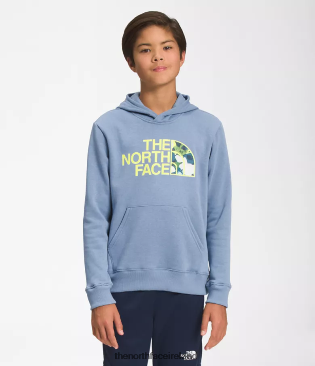 Clothing The North Face Kids Camp Fleece Pullover Hoodie Folk Blue 4VP2RZ1104