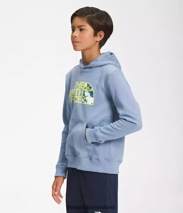 Clothing The North Face Kids Camp Fleece Pullover Hoodie Folk Blue 4VP2RZ1104