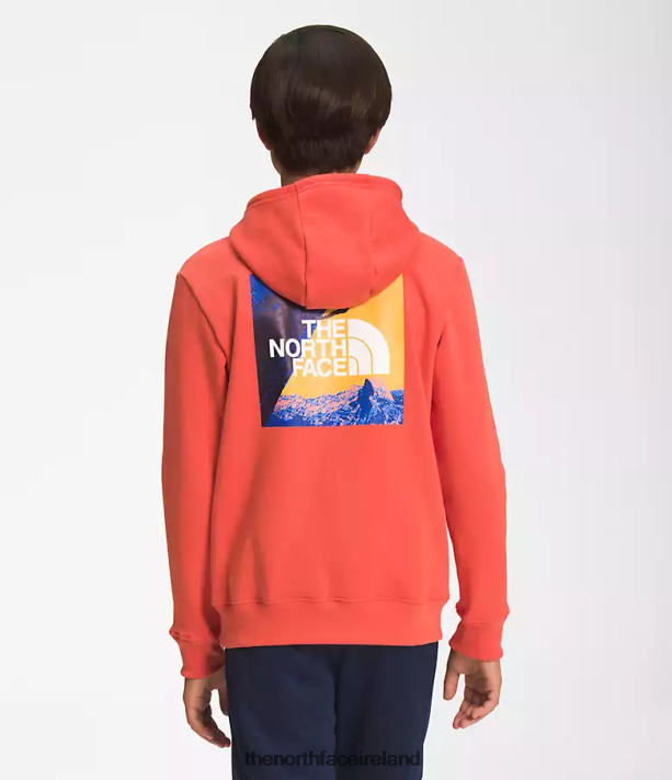 Clothing The North Face Kids Camp Fleece Pullover Hoodie Retro Orange 4VP2RZ1105