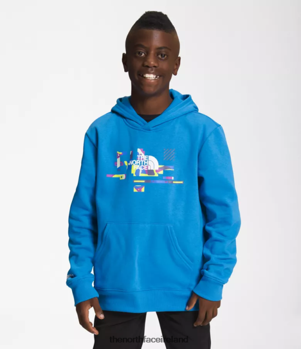 Clothing The North Face Kids Camp Fleece Pullover Hoodie Super Sonic Blue 4VP2RZ1106