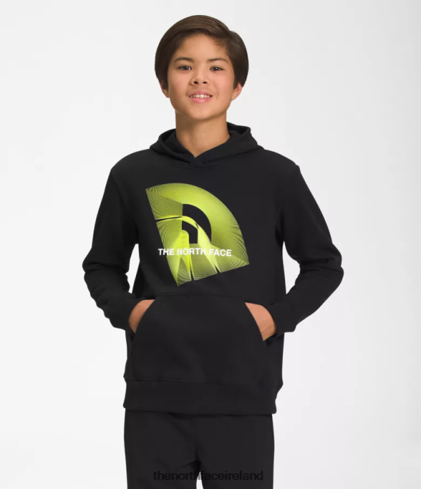 Clothing The North Face Kids Camp Fleece Pullover Hoodie TNF Black/TNF Black/LED Yellow 4VP2RZ1103