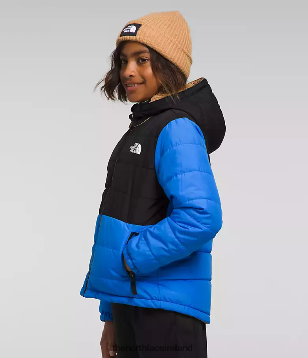 Clothing The North Face Kids Reversible Mt Chimbo Full-Zip Hooded Jacket Optic Blue 4VP2RZ79