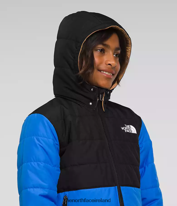 Clothing The North Face Kids Reversible Mt Chimbo Full-Zip Hooded Jacket Optic Blue 4VP2RZ79