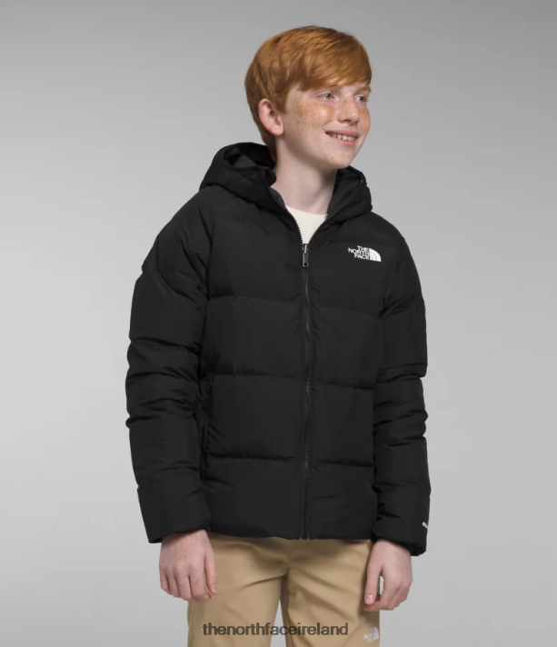 Clothing The North Face Kids Reversible North Down Hooded Jacket TNF Black 4VP2RZ818