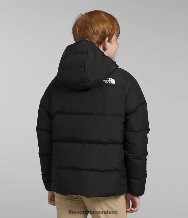 Clothing The North Face Kids Reversible North Down Hooded Jacket TNF Black 4VP2RZ818