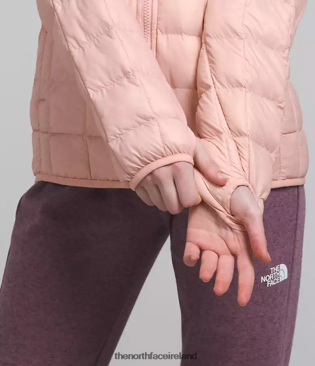 Clothing The North Face Kids ThermoBall Hooded Jacket Pink Moss 4VP2RZ180