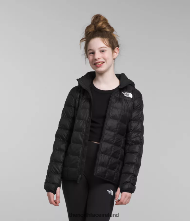 Clothing The North Face Kids ThermoBall Hooded Jacket TNF Black 4VP2RZ181