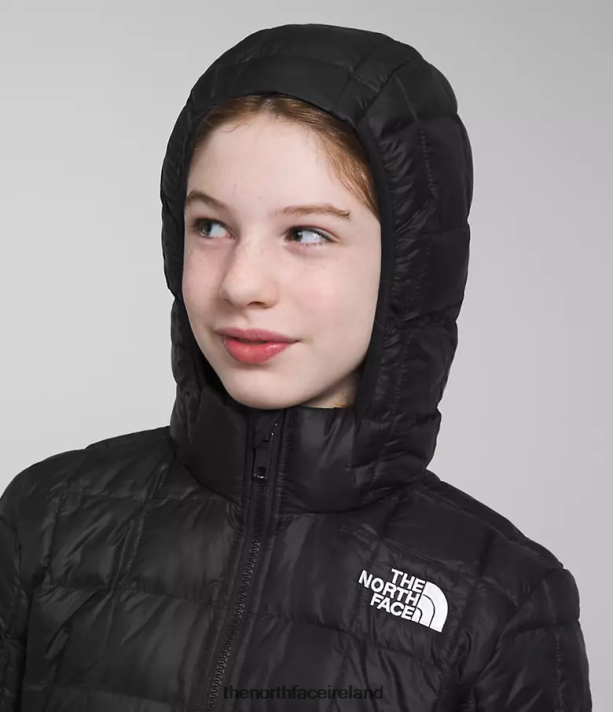 Clothing The North Face Kids ThermoBall Hooded Jacket TNF Black 4VP2RZ181