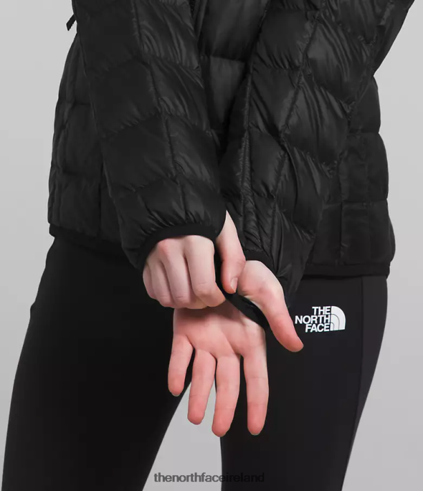 Clothing The North Face Kids ThermoBall Hooded Jacket TNF Black 4VP2RZ181