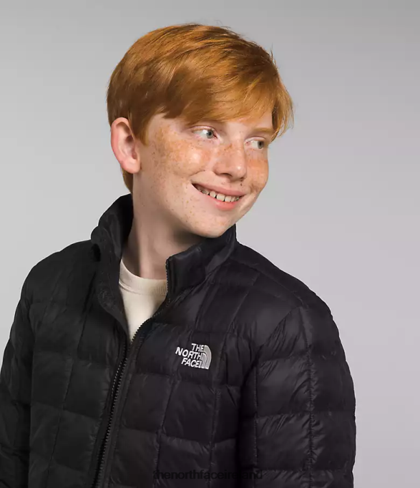 Clothing The North Face Kids ThermoBall Hooded Jacket TNF Black 4VP2RZ633