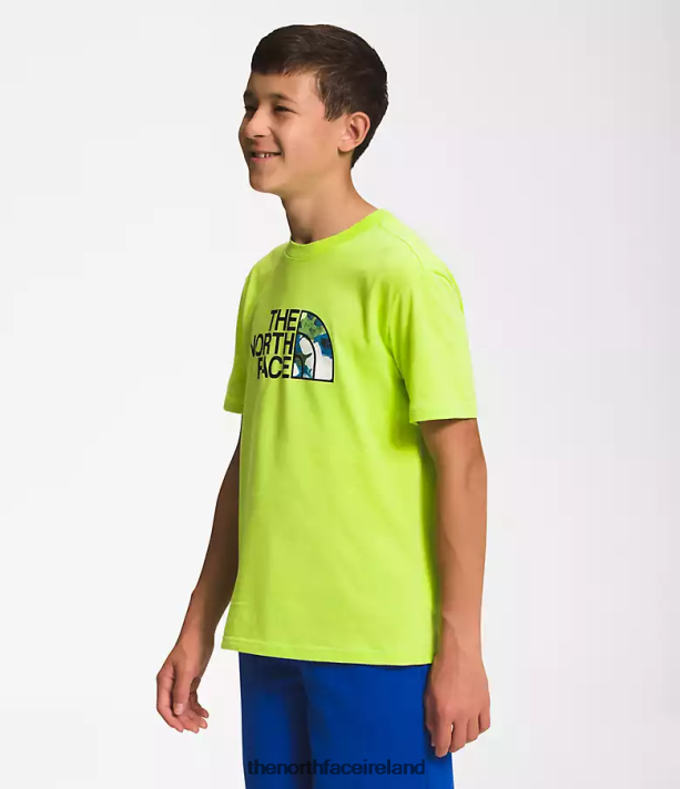 Clothing The North Face Kids Short-Sleeve Graphic Tee LED Yellow/TNF Black/Summit Navy 4VP2RZ1060