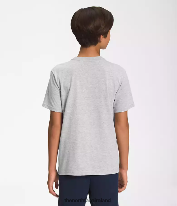 Clothing The North Face Kids Short-Sleeve Graphic Tee TNF Light Grey Heather/LED Yellow 4VP2RZ1057