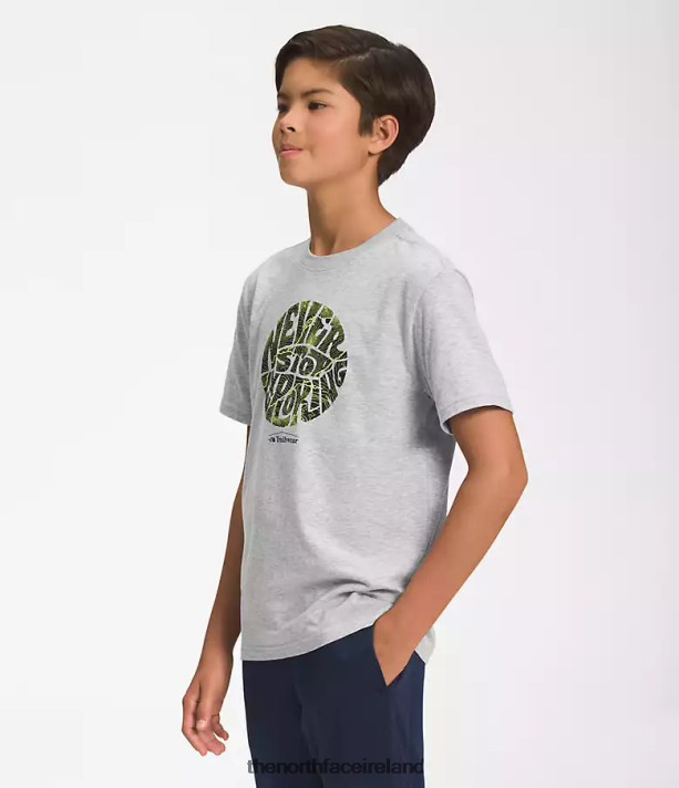 Clothing The North Face Kids Short-Sleeve Graphic Tee TNF Light Grey Heather/LED Yellow 4VP2RZ1057
