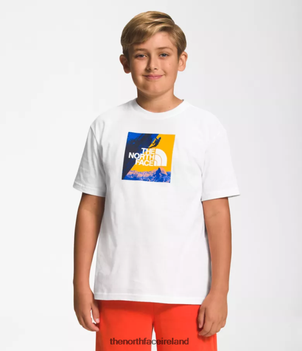 Clothing The North Face Kids Short-Sleeve Graphic Tee TNF White/Summit Gold 4VP2RZ1058