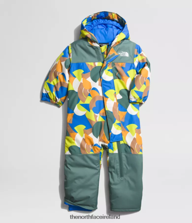 Clothing The North Face Baby Freedom Snow Suit Almond Butter Big Abstract Print 4VP2RZ274