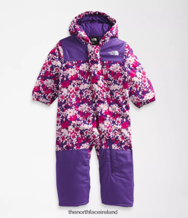 Clothing The North Face Baby Freedom Snow Suit Peak Purple Valley Floral Print 4VP2RZ277