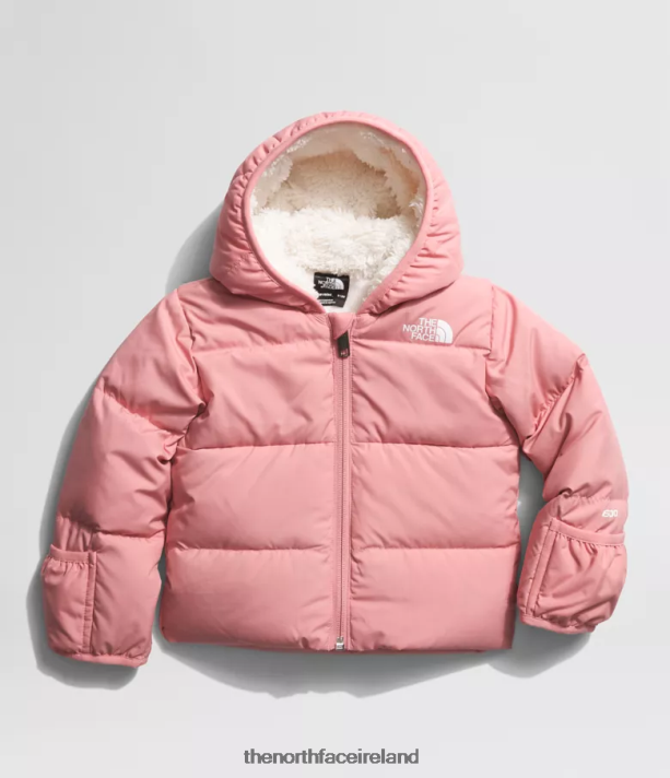 Clothing The North Face Baby North Down Hooded Jacket Shady Rose 4VP2RZ765