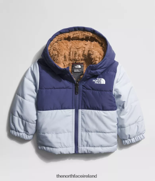 Clothing The North Face Baby Reversible Mt Chimbo Full-Zip Hooded Jacket Dusty Periwinkle 4VP2RZ866