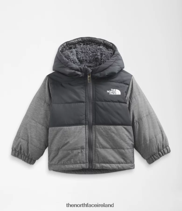 Clothing The North Face Baby Reversible Mt Chimbo Full-Zip Hooded Jacket TNF Medium Grey Heather 4VP2RZ865