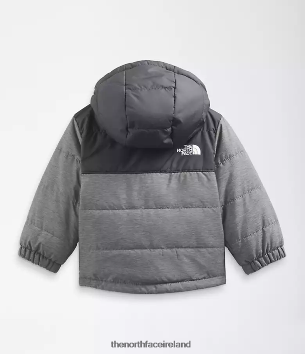 Clothing The North Face Baby Reversible Mt Chimbo Full-Zip Hooded Jacket TNF Medium Grey Heather 4VP2RZ865