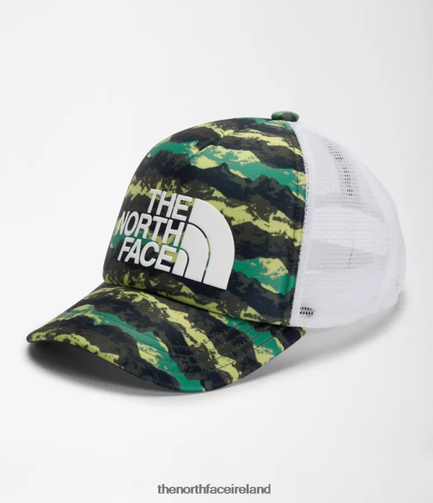 Accessory The North Face Kids Foam Trucker Deep Grass Green Mountain Panorama Print 4VP2RZ184