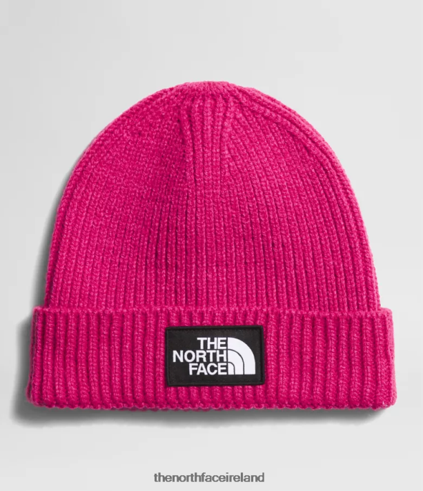 Accessory The North Face Kids TNF Box Logo Cuffed Beanie Mr. Pink 4VP2RZ762