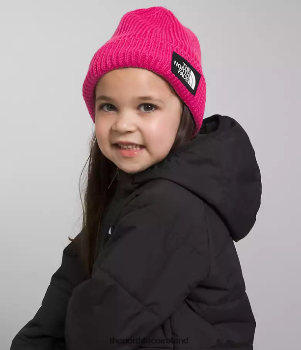 Accessory The North Face Kids TNF Box Logo Cuffed Beanie Mr. Pink 4VP2RZ762