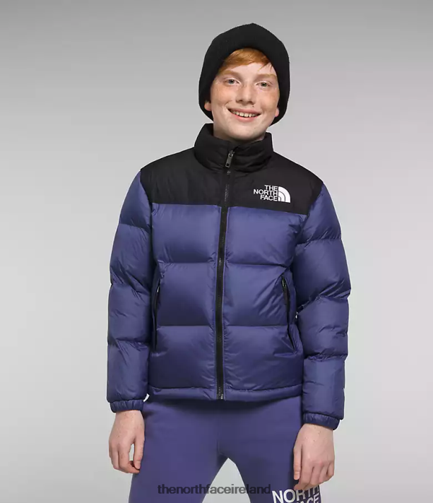 Clothing The North Face Kids 1996 Retro Nuptse Jacket Cave Blue 4VP2RZ914