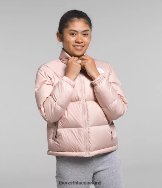 Clothing The North Face Kids 1996 Retro Nuptse Jacket Pink Moss 4VP2RZ912