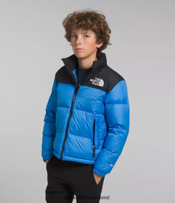 Clothing The North Face Kids 1996 Retro Nuptse Jacket Super Sonic Blue 4VP2RZ907