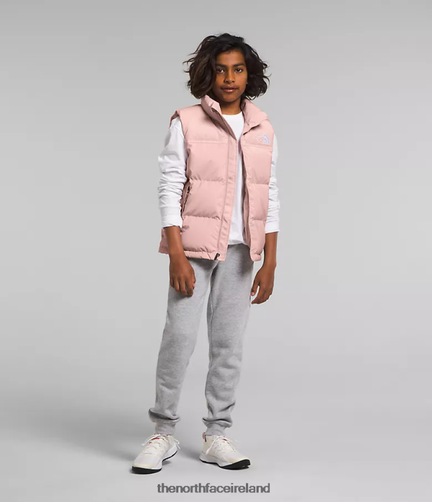 Clothing The North Face Kids 1996 Retro Nuptse Vest Pink Moss 4VP2RZ188