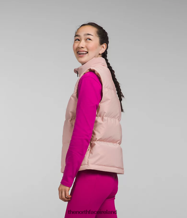 Clothing The North Face Kids 1996 Retro Nuptse Vest Pink Moss 4VP2RZ188