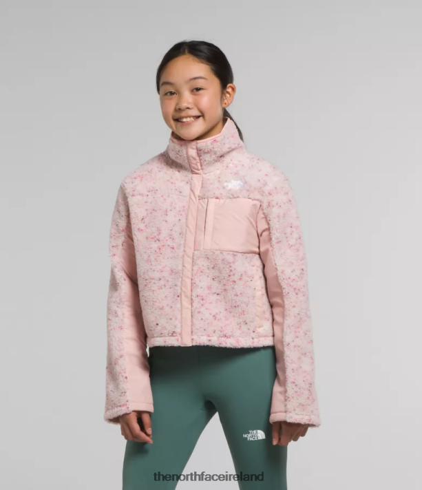 Clothing The North Face Kids Fleece Mashup Jacket Pink Moss 4VP2RZ74