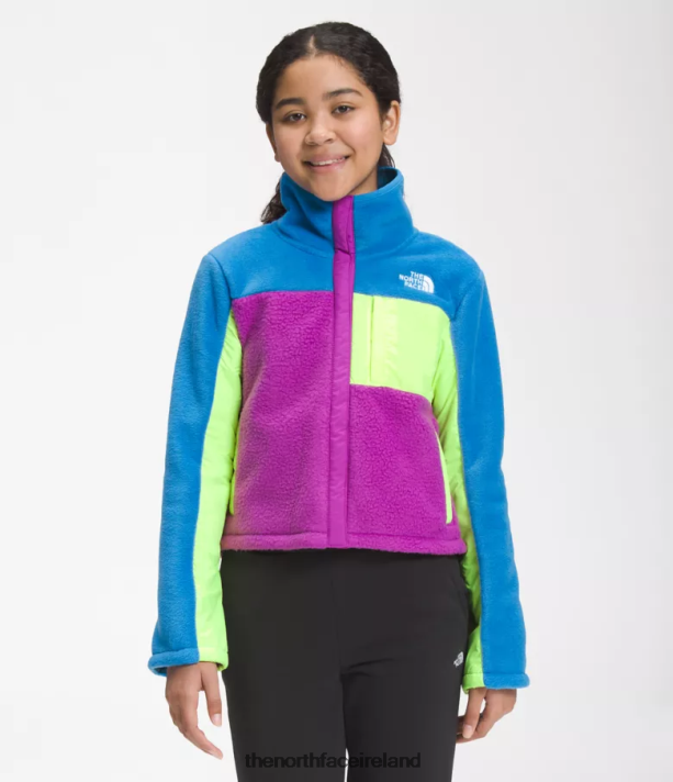 Clothing The North Face Kids Fleece Mashup Jacket Super Sonic Blue 4VP2RZ72