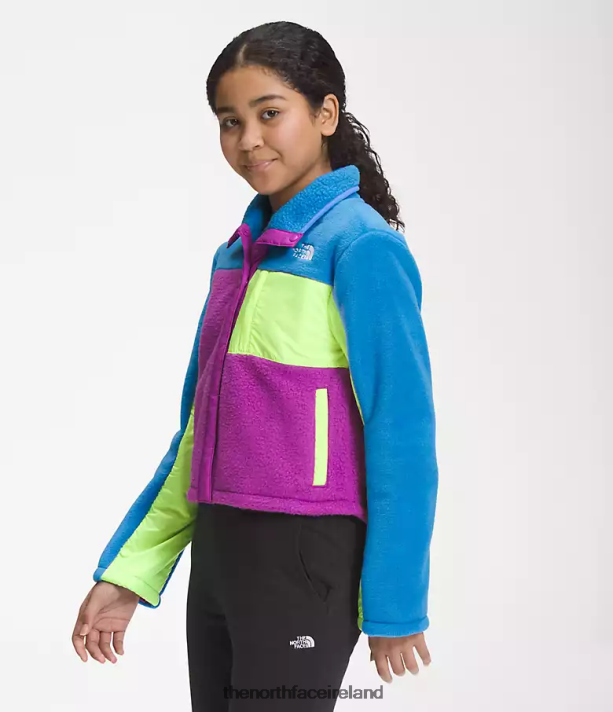 Clothing The North Face Kids Fleece Mashup Jacket Super Sonic Blue 4VP2RZ72