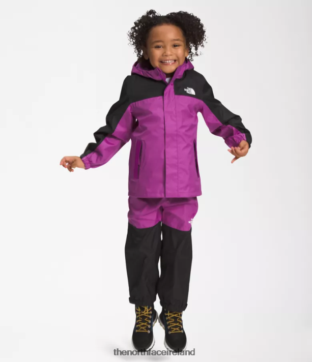Clothing The North Face Kids Antora Rain Jacket Purple Cactus Flower 4VP2RZ88