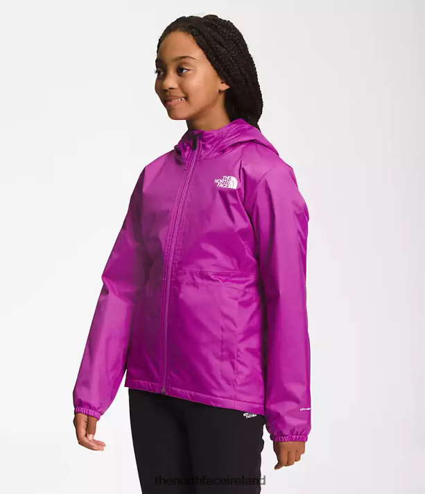 Clothing The North Face Kids Warm Storm Rain Jacket Purple Cactus Flower 4VP2RZ391