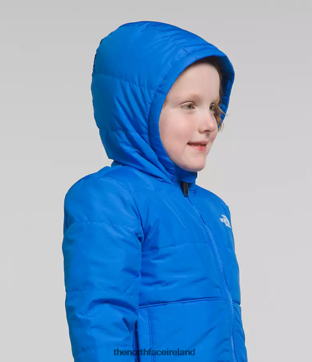 Clothing The North Face Kids Reversible Mt Chimbo Full-Zip Hooded Jacket Optic Blue 4VP2RZ635