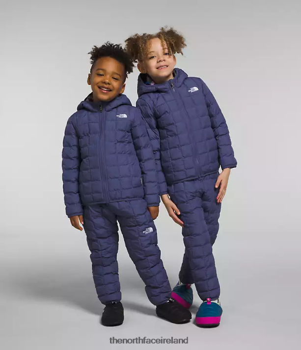 Clothing The North Face Kids Reversible ThermoBall Hooded Jacket Cave Blue 4VP2RZ1237